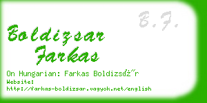 boldizsar farkas business card